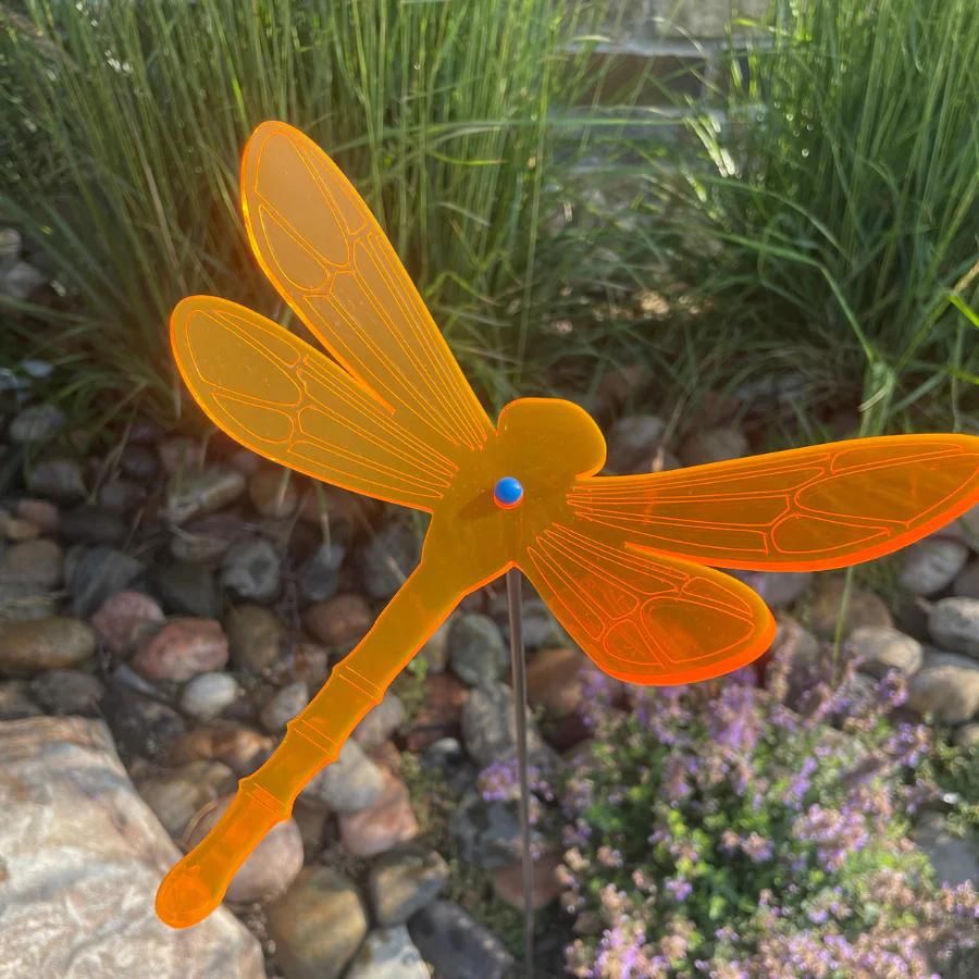 Large Garden Dragonfly | Multiple Colors | Glowing Creation