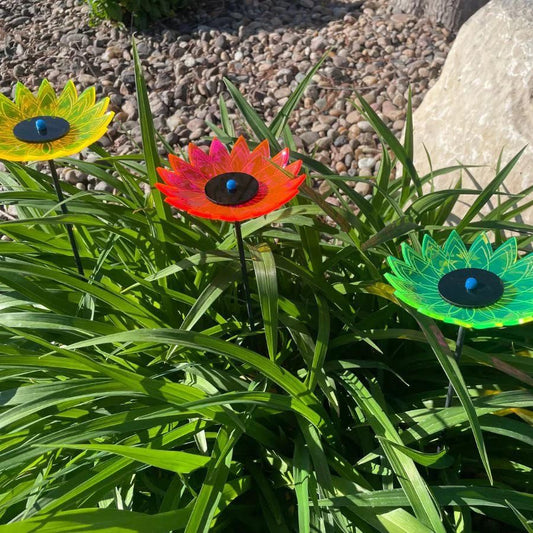 Garden Sunflower Yard Decor | Variety 3 Pack | Shipping Included | Glowing Creation