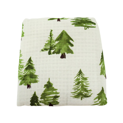 Baby Blanket | Waffle & Muslin Collection | Growing Sprouts