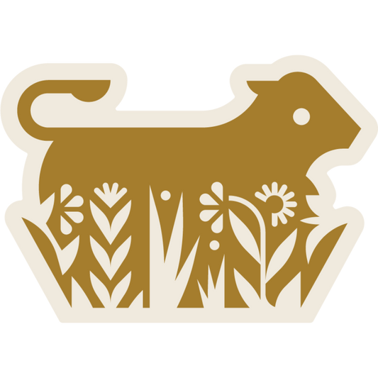 Cow Weather Resistant Sticker | HEARTlandia