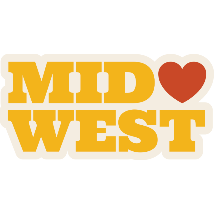 Midwest Weather Resistant Sticker | HEARTlandia