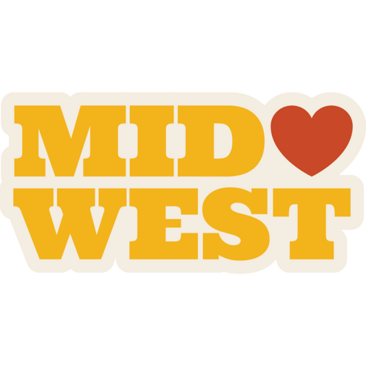 Midwest Weather Resistant Sticker | HEARTlandia