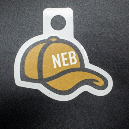 Nebraska Cap Weather Resistant Sticker | HEARTlandia