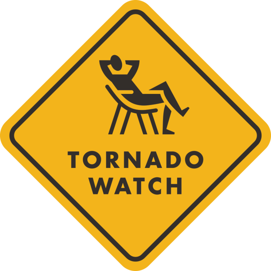 Tornado Watch Weather Resistant Sticker | HEARTlandia