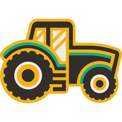 Tractor Weather Resistant Sticker | HEARTlandia