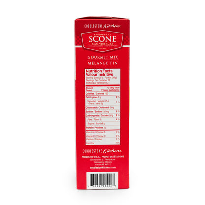 Cranberry Scone Mix | Pack of 4 | 15 oz | Cobblestone Kitchen