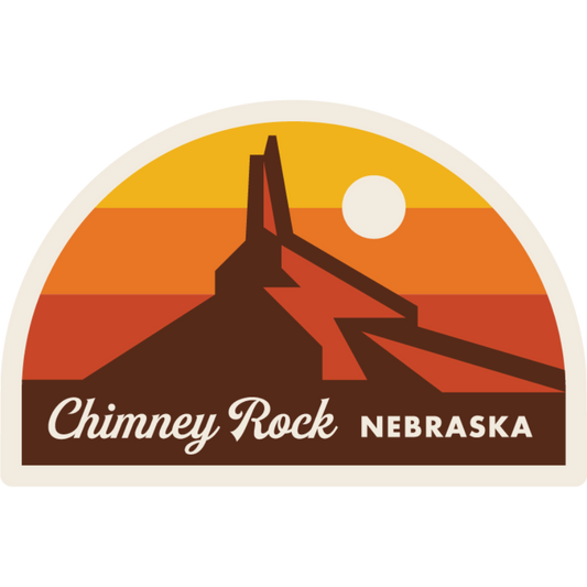 Chimney Rock Weather Resistant Sticker | HEARTlandia