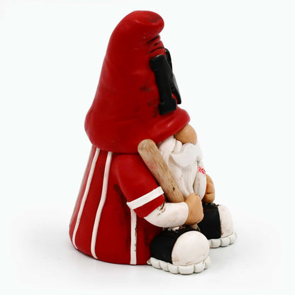 Husker Baseball Gnome Figurine | Clay Art Originals