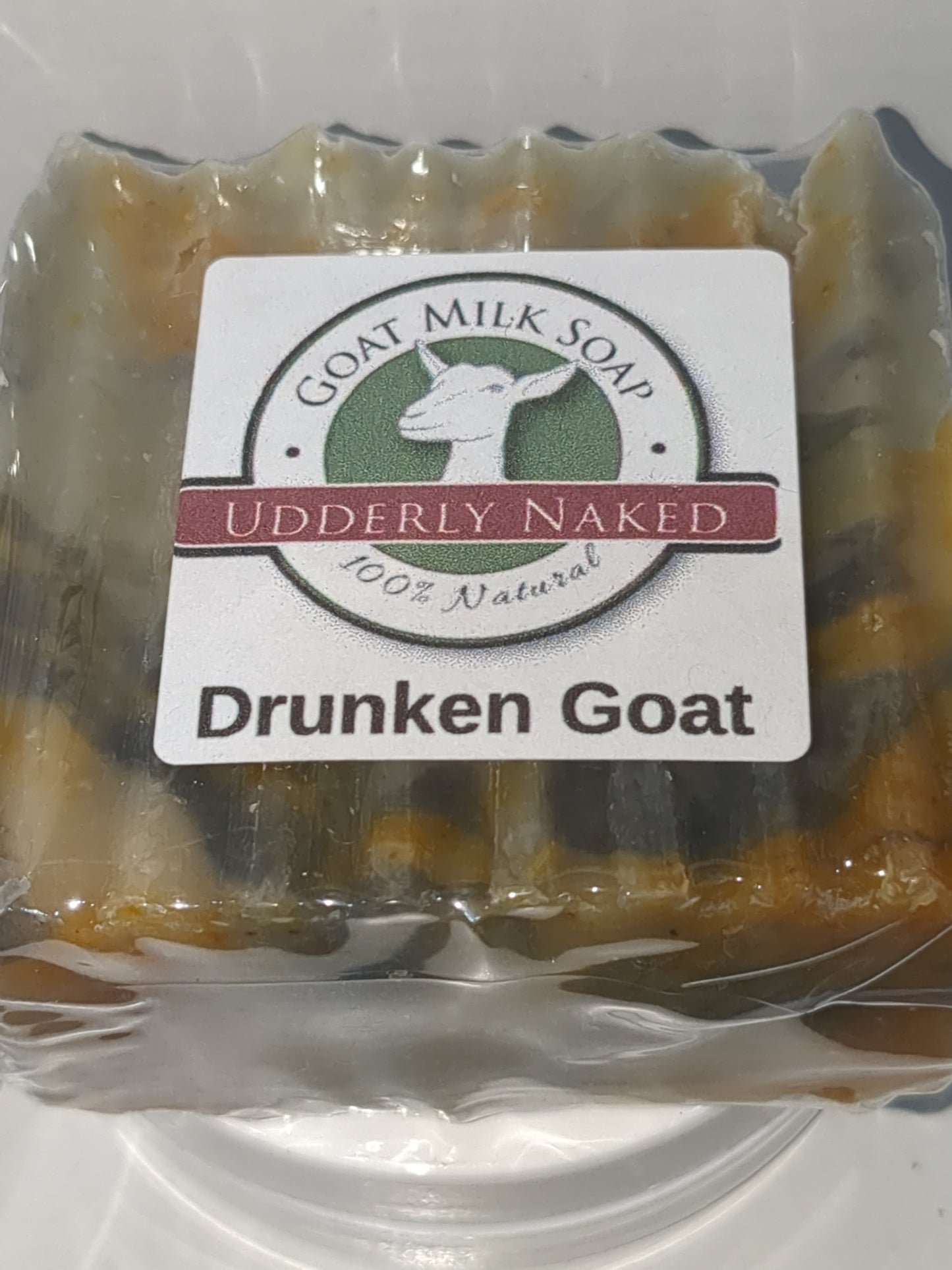 Udderly Naked goat milk soap scented Drunken Goat UN6