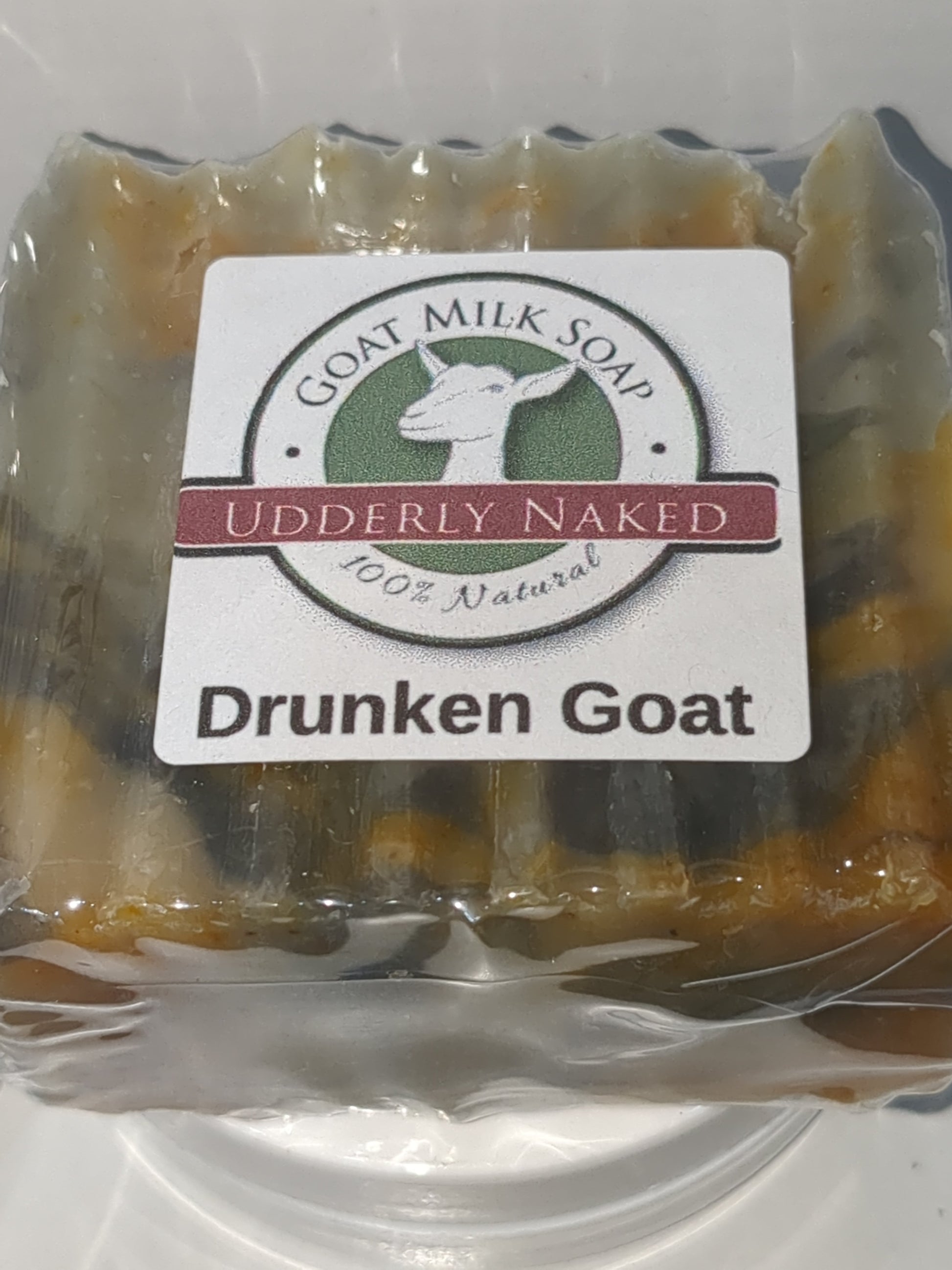 Udderly Naked goat milk soap scented Drunken Goat UN6