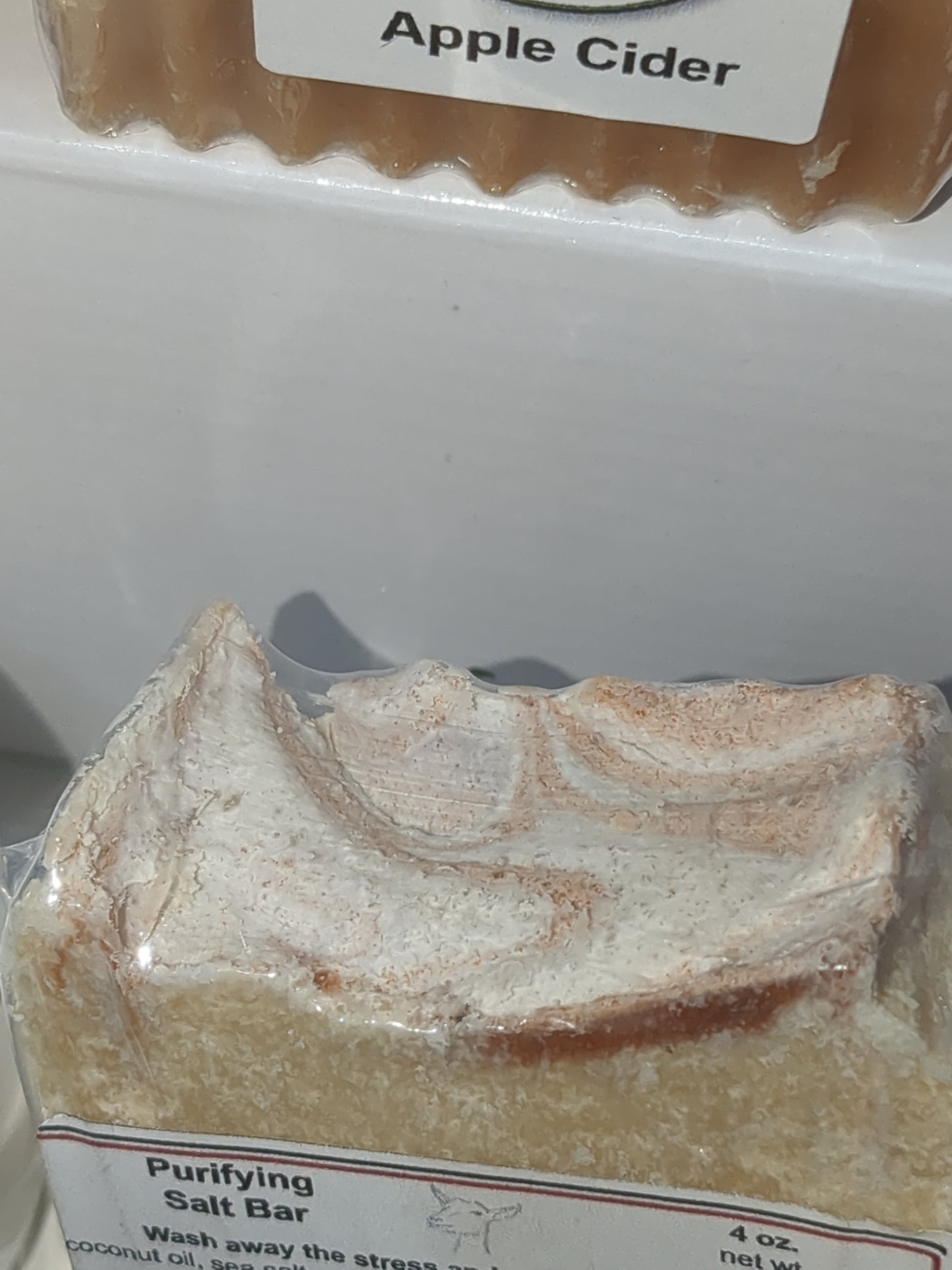 Udderly Naked goat milk soap Purifying Salt Bar UN1