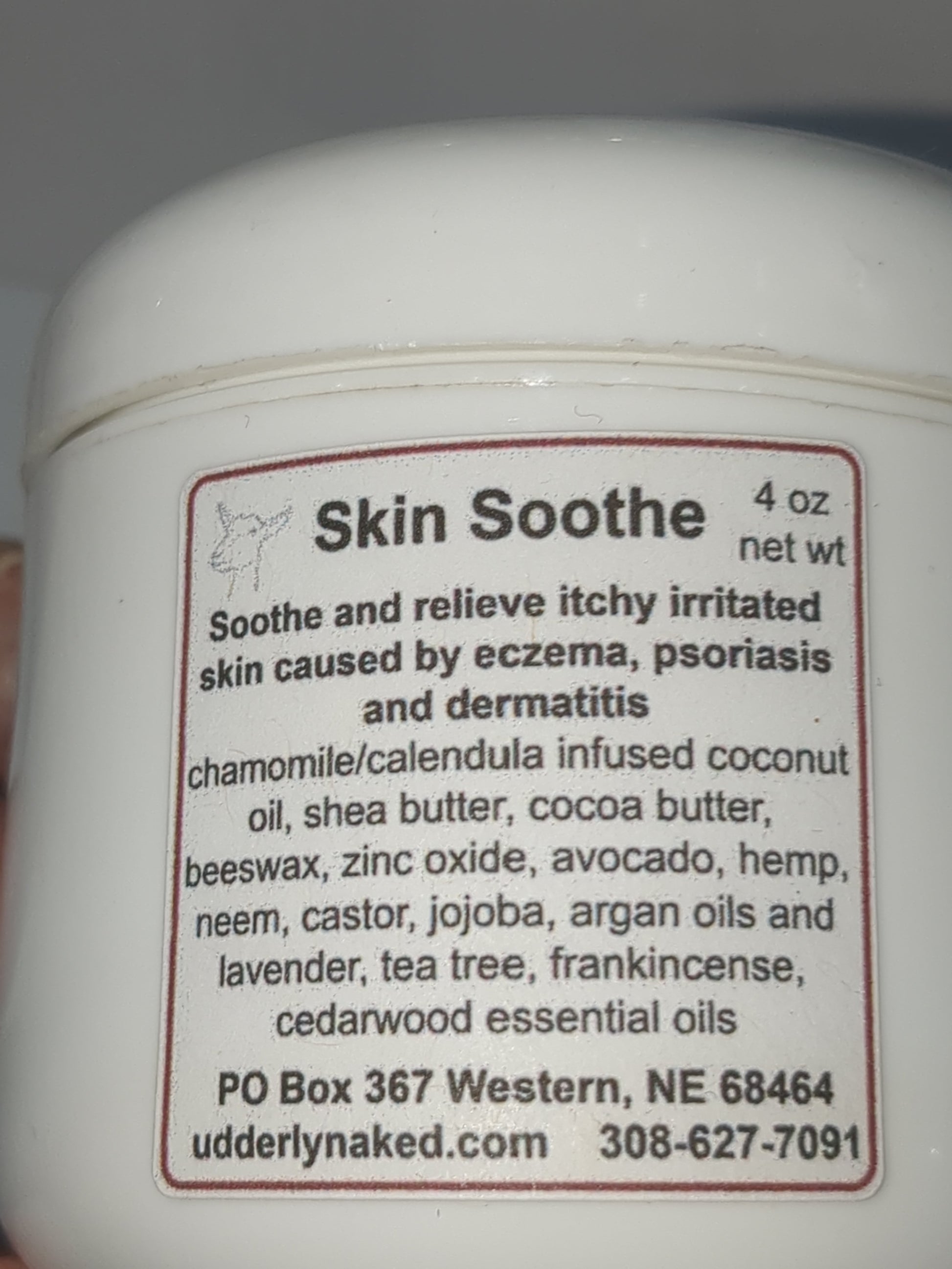 Udderly Naked Skin Soothe 4 oz UN7