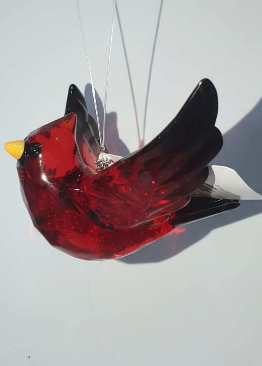 Crystal Expressions Cardinal ornament with Cardinal Charm CLEARANCE O77