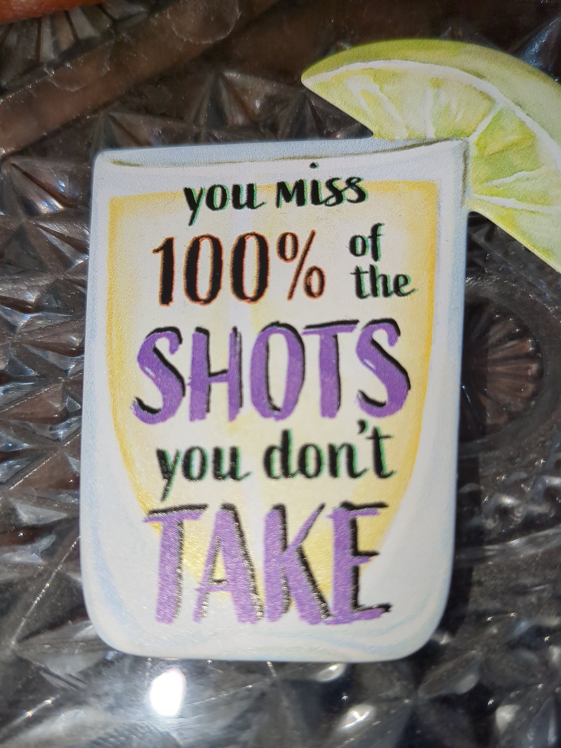 Magnet you miss 100% of the shots you don't take metal mg6