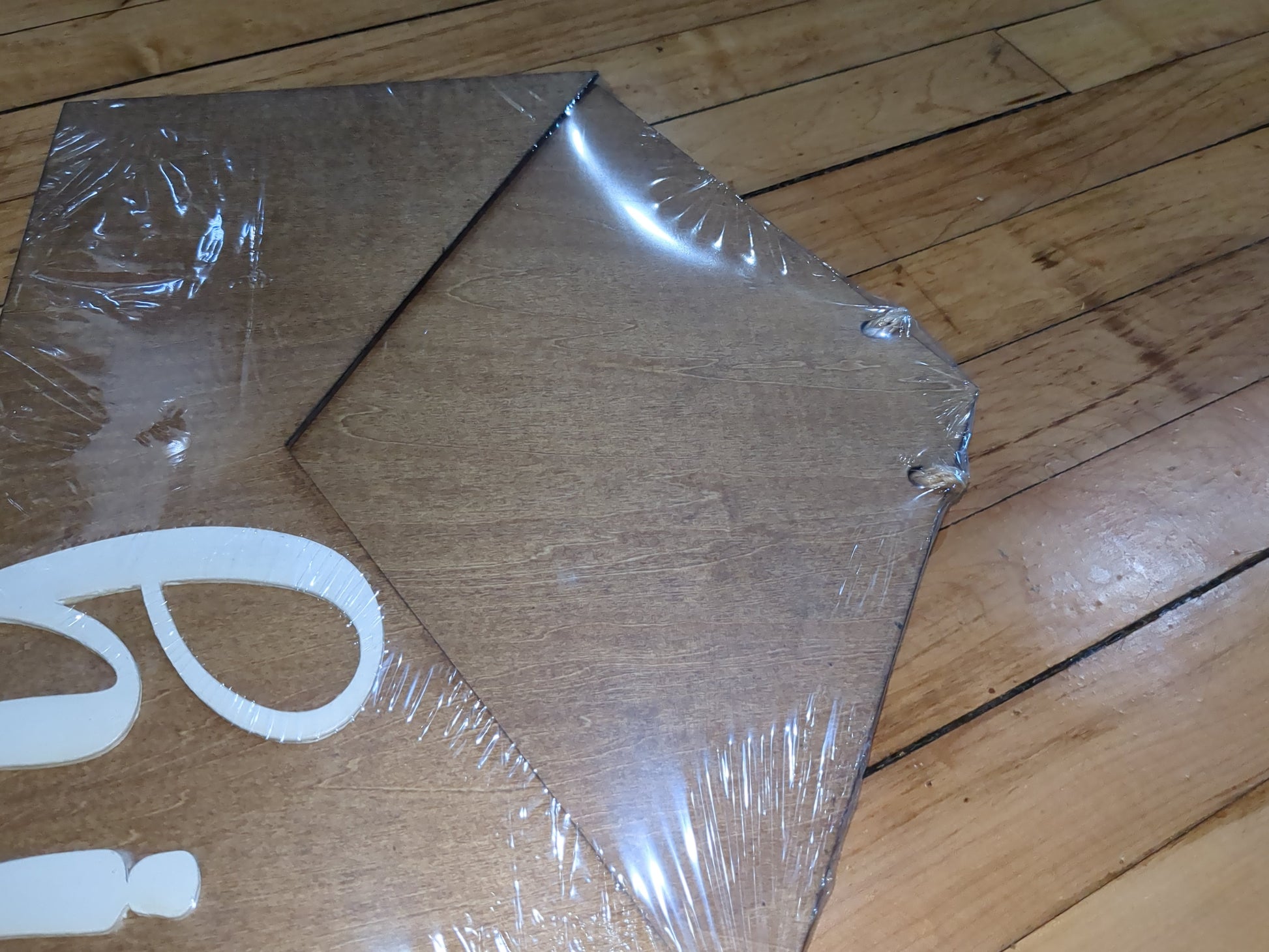 Interchangeable Envelope Door Sign Stained with White Letter *Inserts Sold Seperately*
