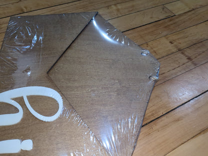 Interchangeable Envelope Door Sign Stained with White Letter *Inserts Sold Seperately*