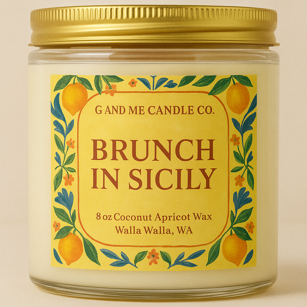 Brunch In sicily, 3-wick -Not available at Minden location-