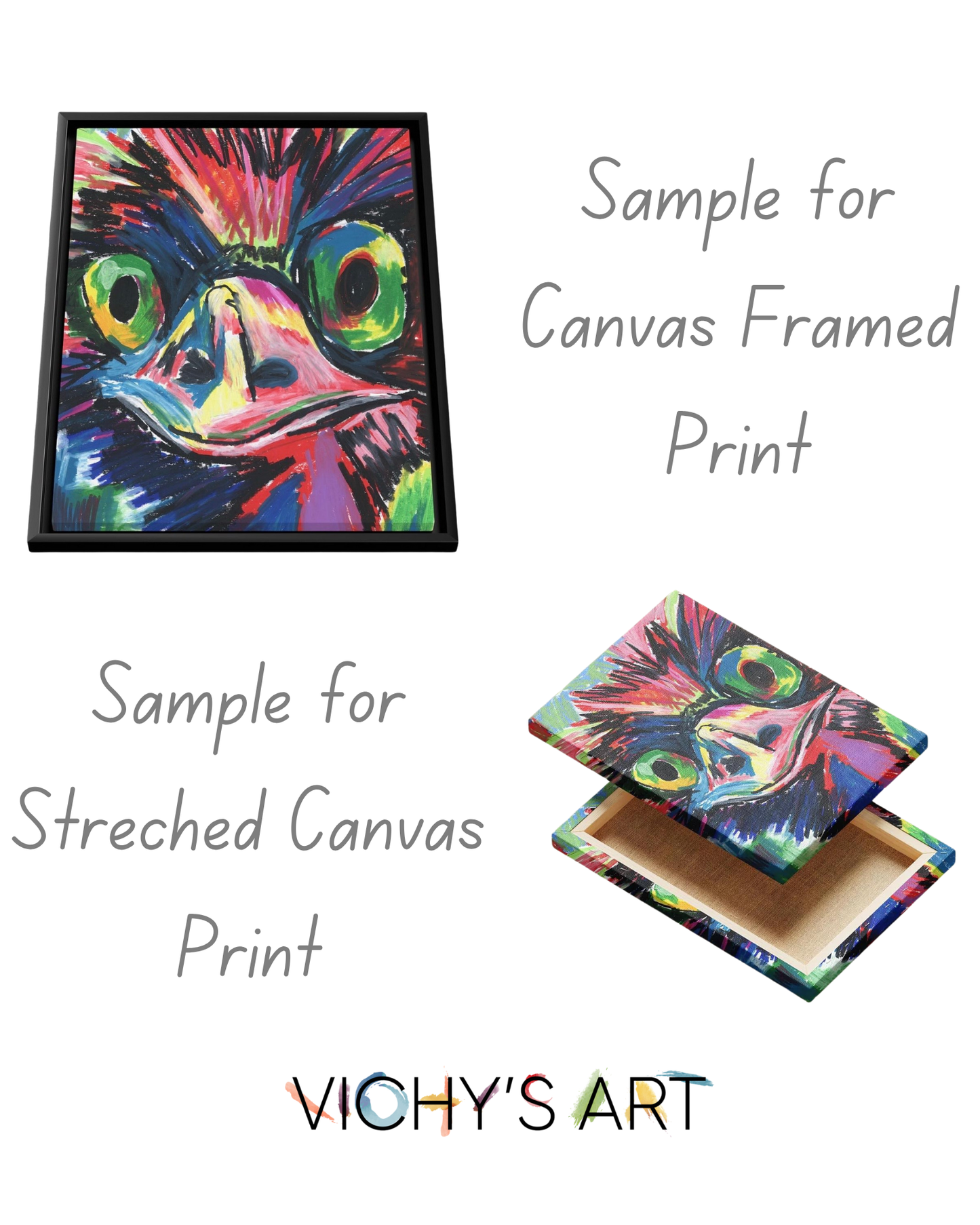Joyful Santa - Art Prints
