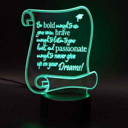 Inspirational LED Lighted Plaque | Multiple Sayings | Glowing Creation