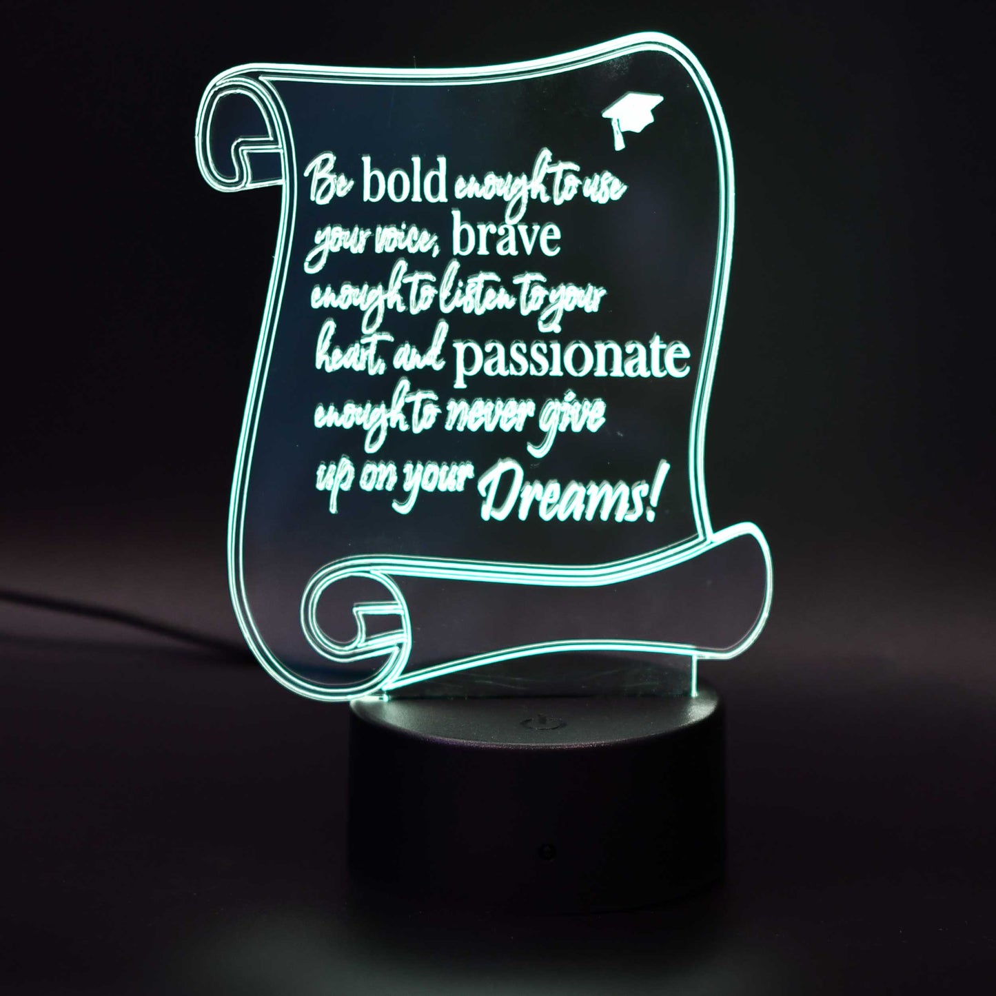 Inspirational LED Lighted Plaque | Multiple Sayings | Glowing Creation