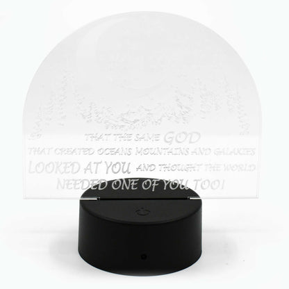Inspirational LED Lighted Plaque | Multiple Sayings | Glowing Creation