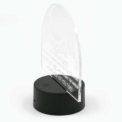 Inspirational LED Lighted Plaque | Multiple Sayings | Glowing Creation