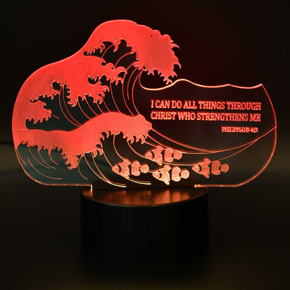 Inspirational LED Lighted Plaque | Multiple Sayings | Glowing Creation