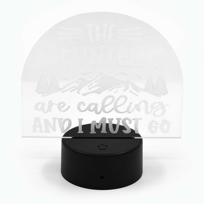 Inspirational LED Lighted Plaque | Multiple Sayings | Glowing Creation