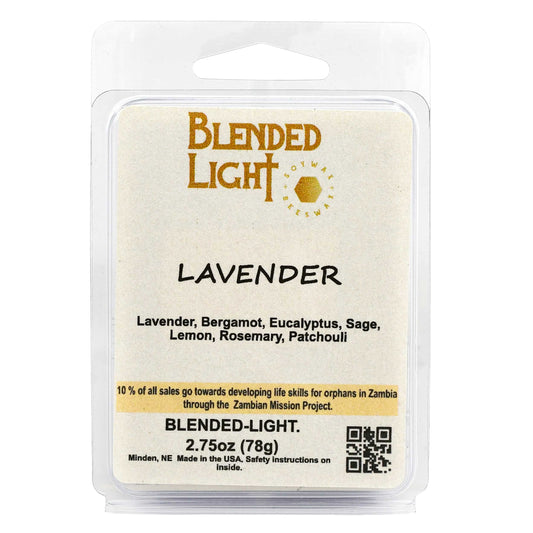 Lavender Scented Wax Melts | 2.75 oz | Blended Light