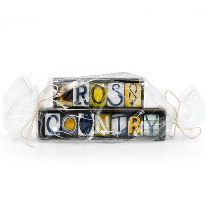 Cross Country Word Block Set | Letters of Love Designs