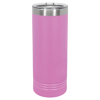 Skinny Tumbler with Slider Lid | 22 oz | Multiple Colors | Customizable | RCK Creations & More