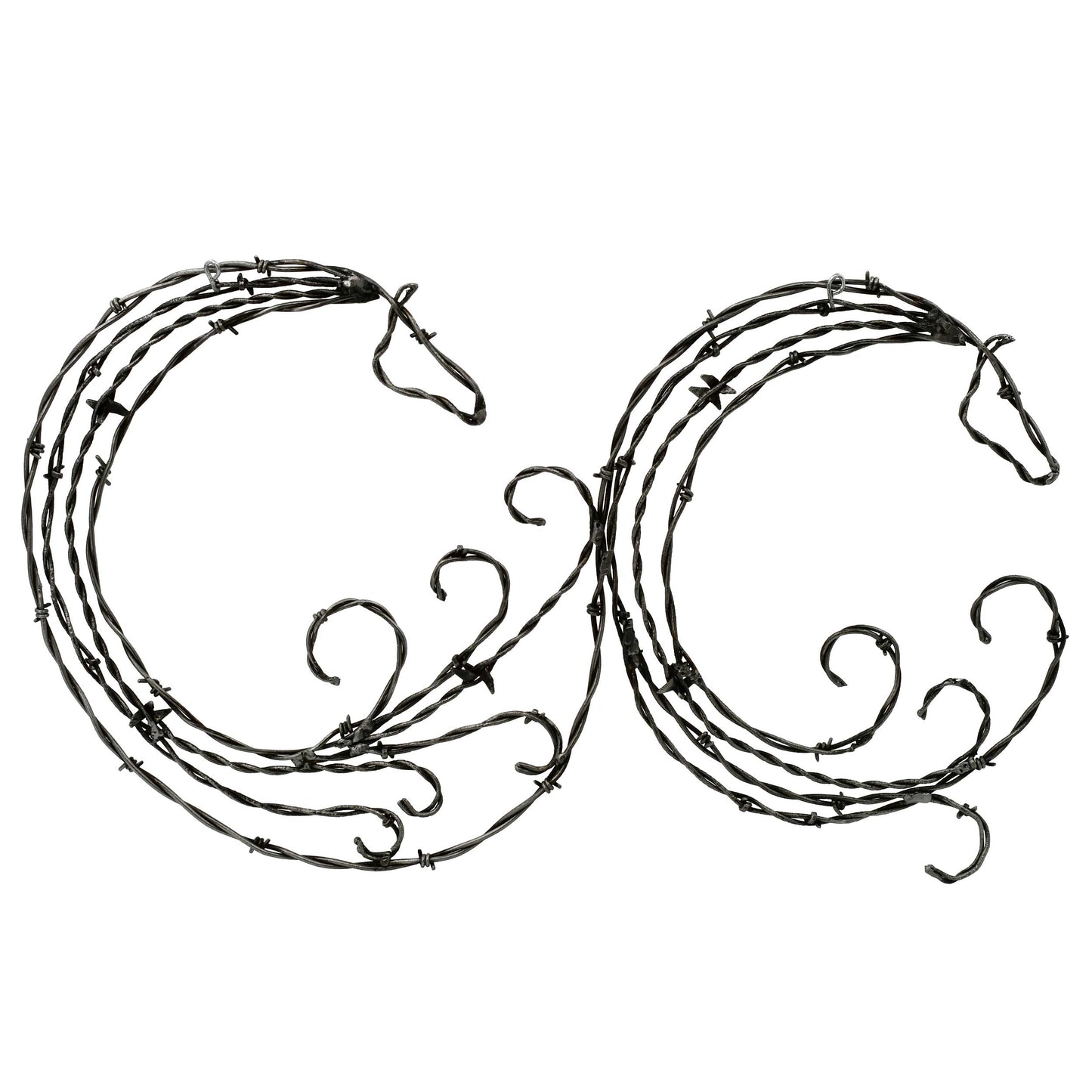 Horse Barbed Wire Wall Hanging | Mill Iron West