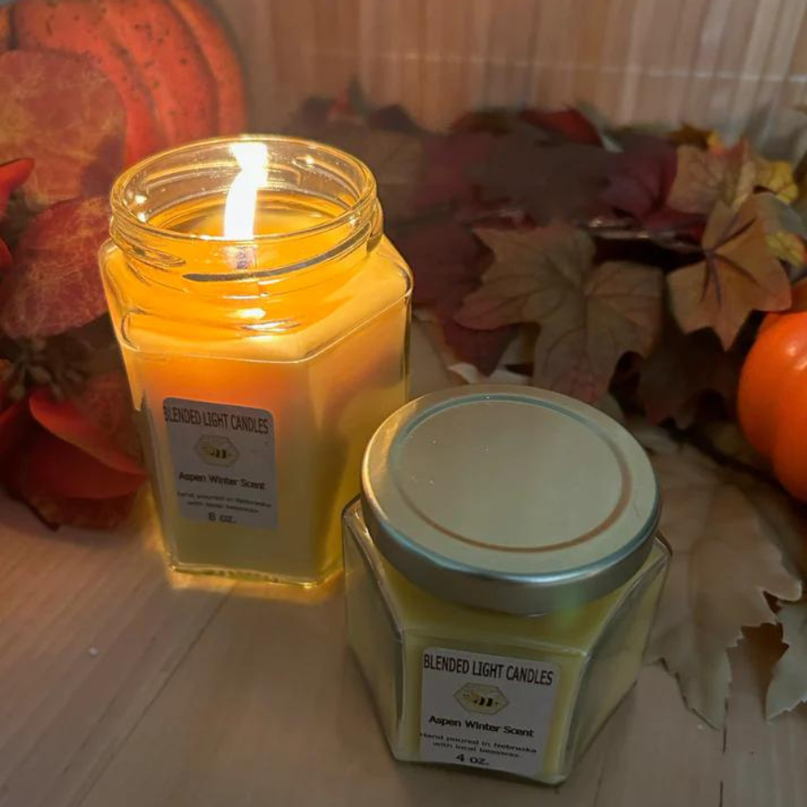 Aspen Winter Scented Candle | Multiple Sizes | Blended Light