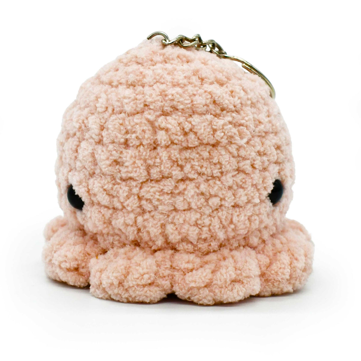 Octopus Keychain | Multiple Color Options | Crochet | Something Smol Light Pink