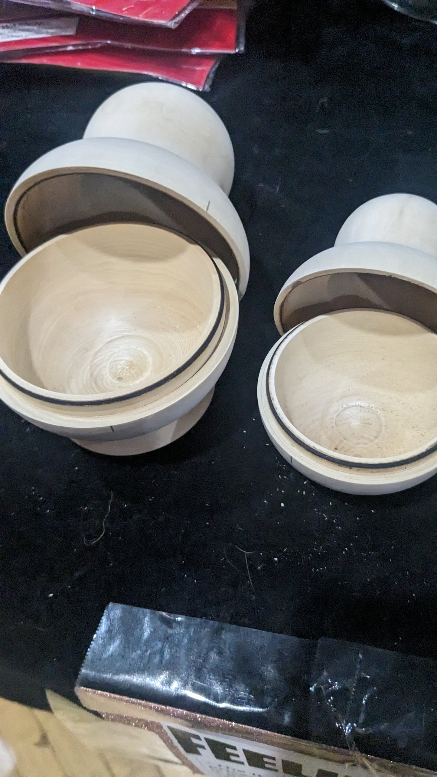 Potbellied Blank Nesting Doll DIY 5 piece 4"
