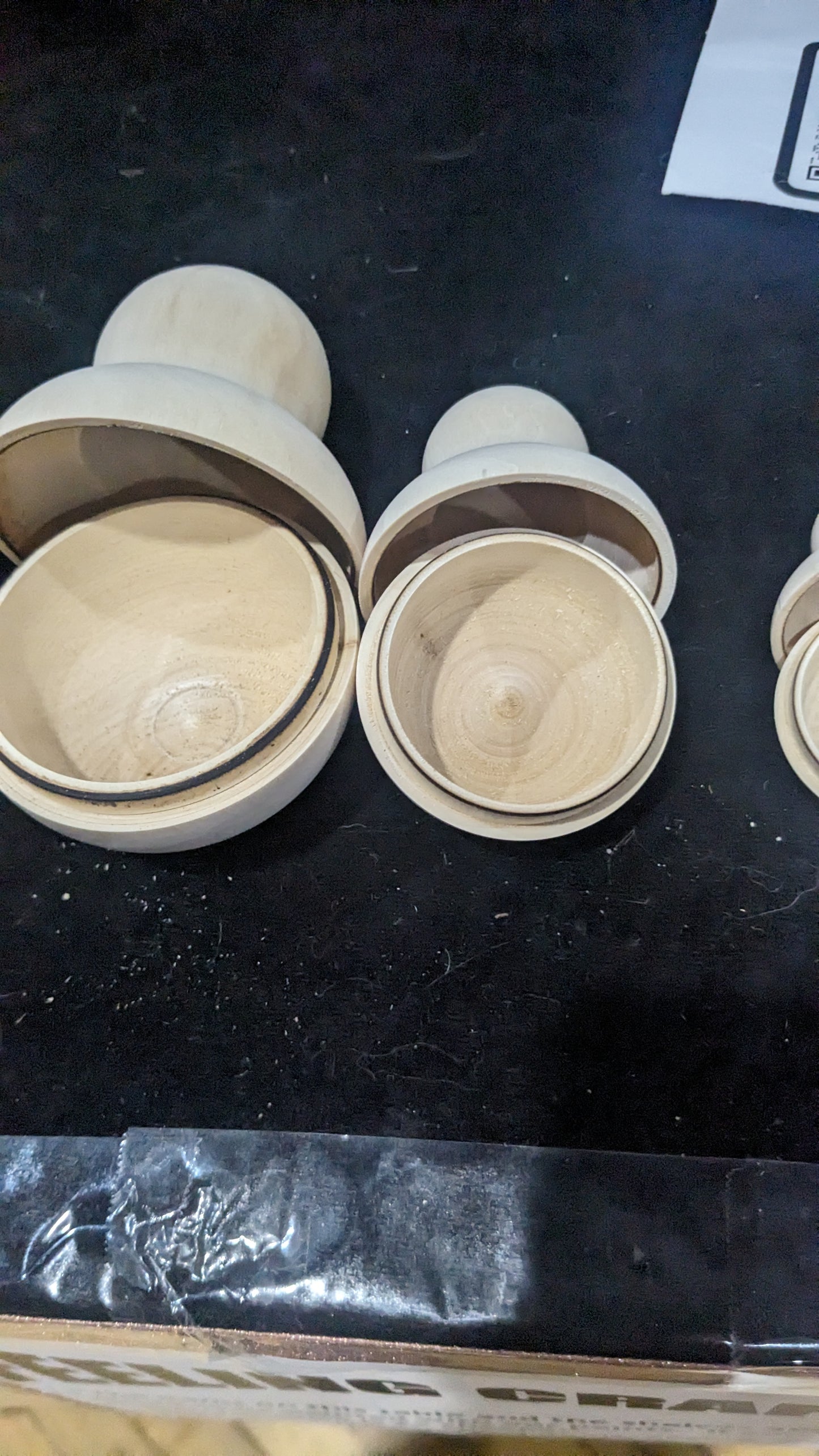 Potbellied Blank Nesting Doll DIY 5 piece 4"