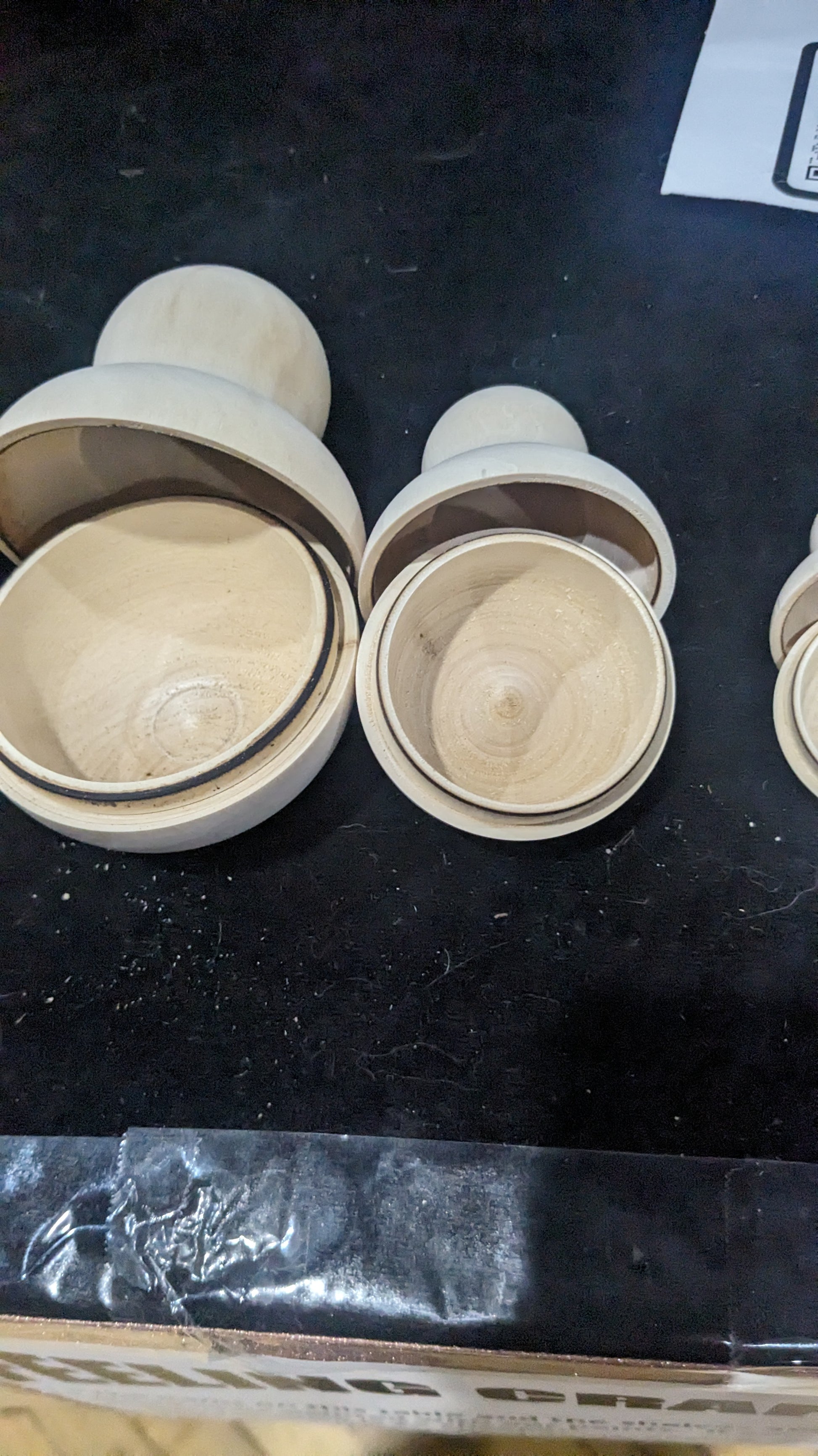 Potbellied Blank Nesting Doll DIY 5 piece 4"