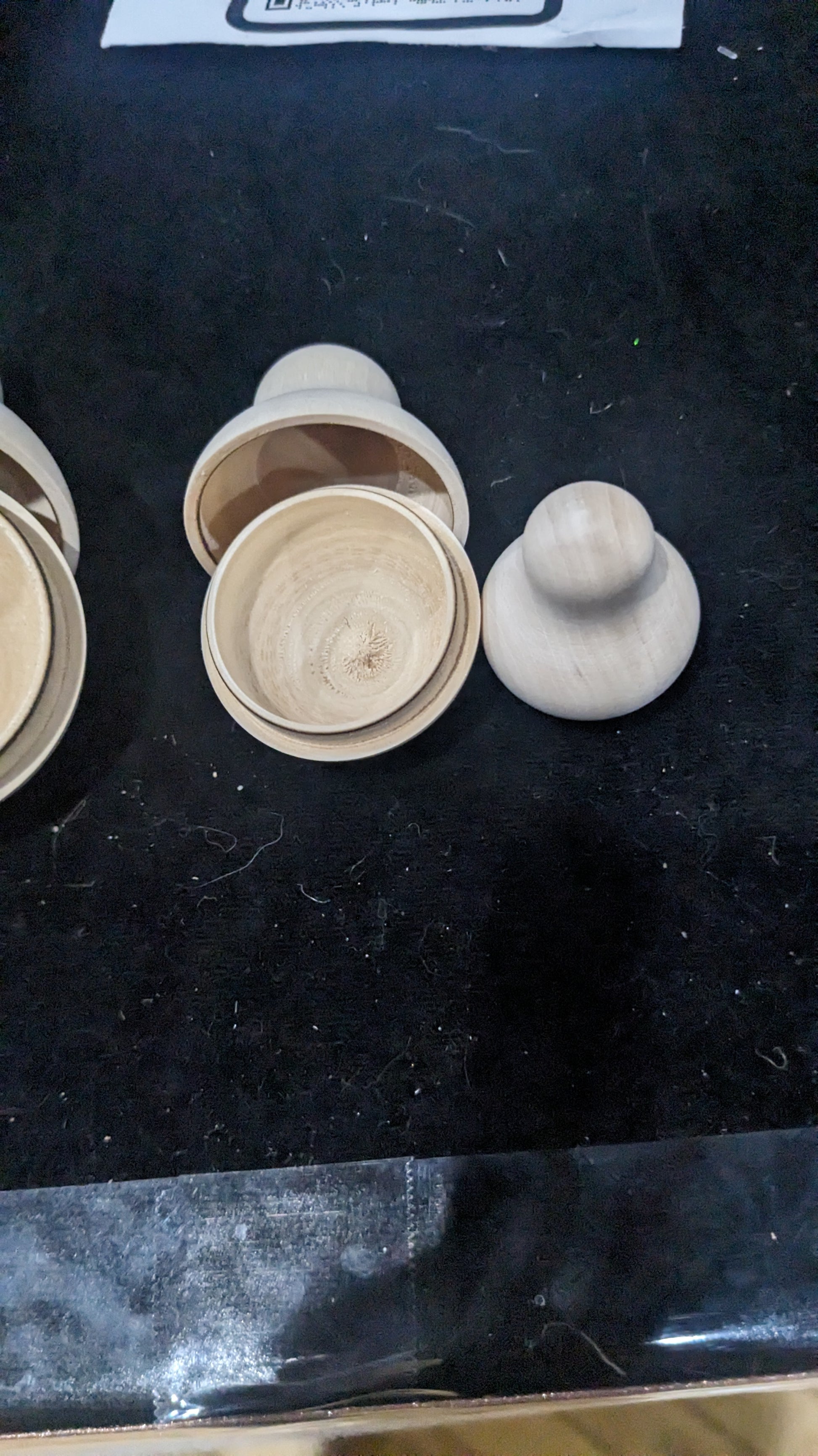 Potbellied Blank Nesting Doll DIY 5 piece 4"