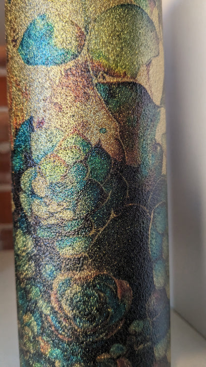 30 Oz Insulated Stainless Steel Glitter Tumbler Succulents 30su