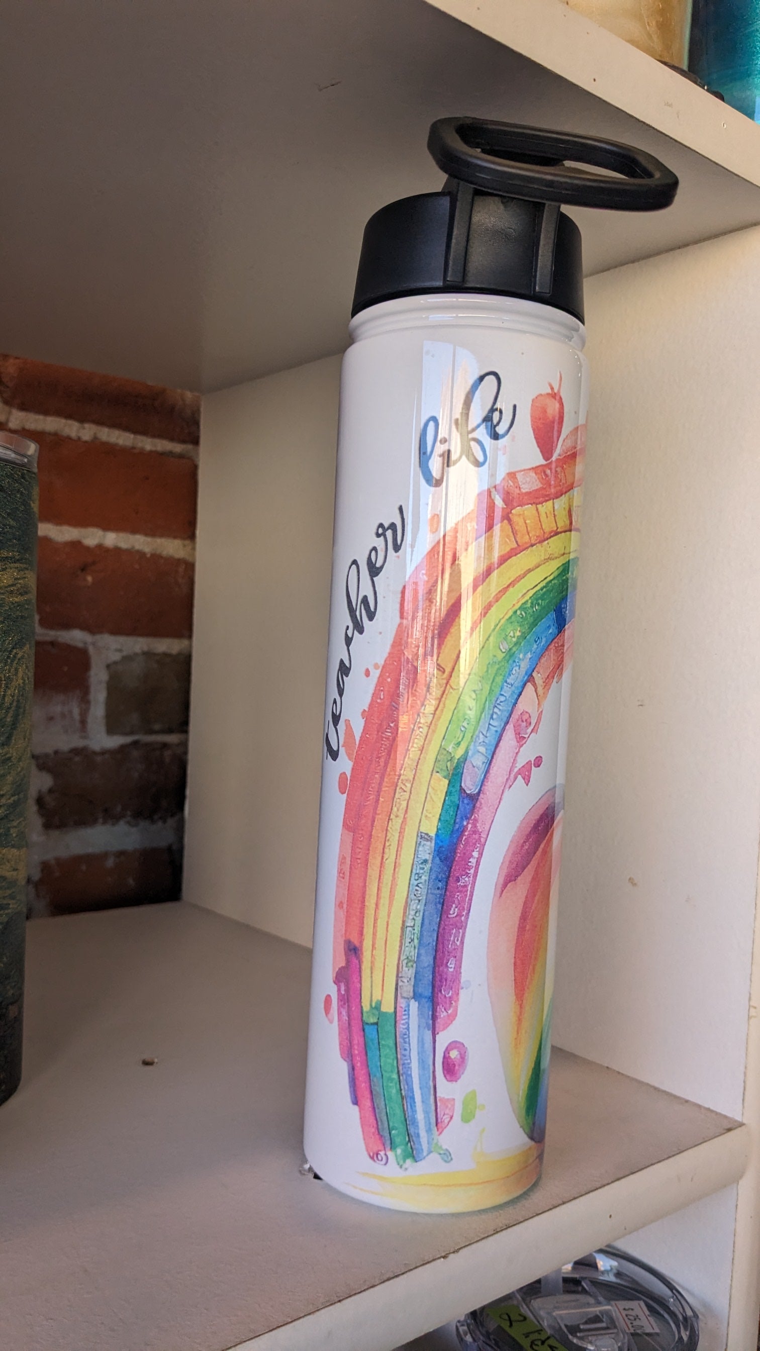 25 oz stainless steel, insulated Hydro Bottle Teacher Life Teacher Gift 25T