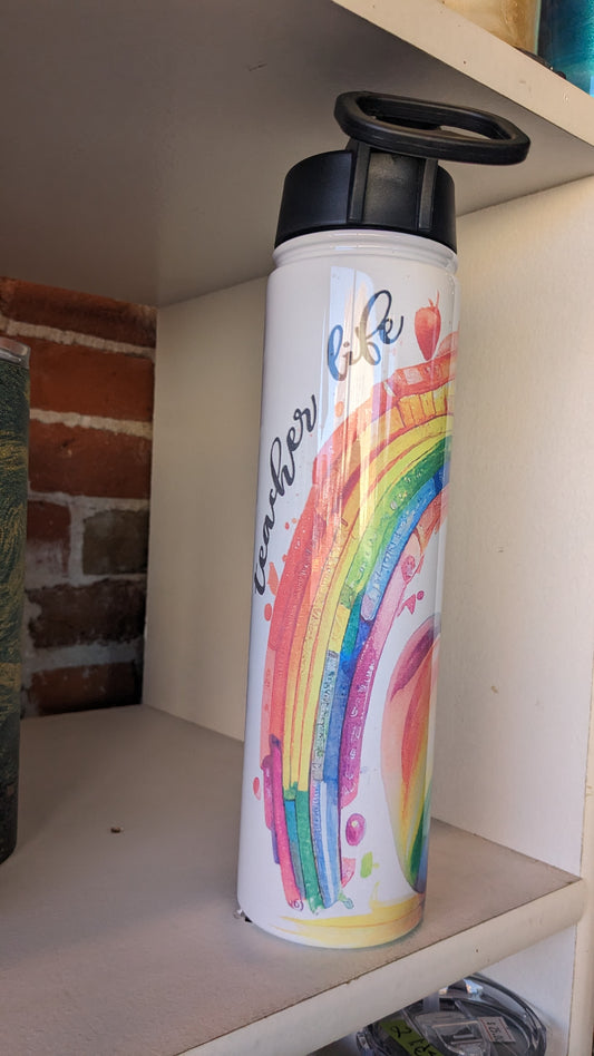25 oz stainless steel, insulated Hydro Bottle Teacher Life Teacher Gift 25T