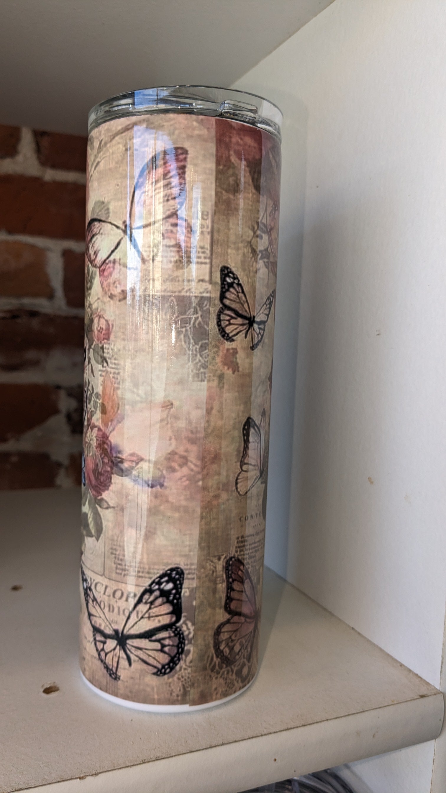 20 oz Tumbler They Whispered you cannot withstand the storm