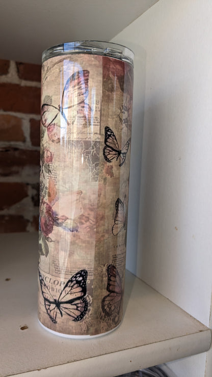 20 oz Tumbler They Whispered you cannot withstand the storm