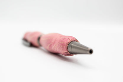 SALE | Handcrafted Wood Pen | Pink Stained | Handmade