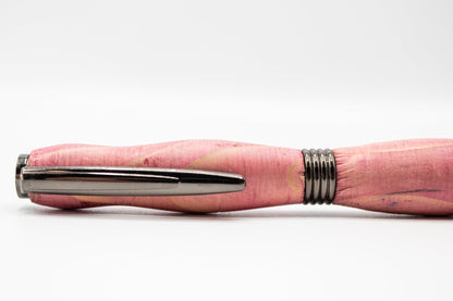 SALE | Handcrafted Wood Pen | Pink Stained | Handmade