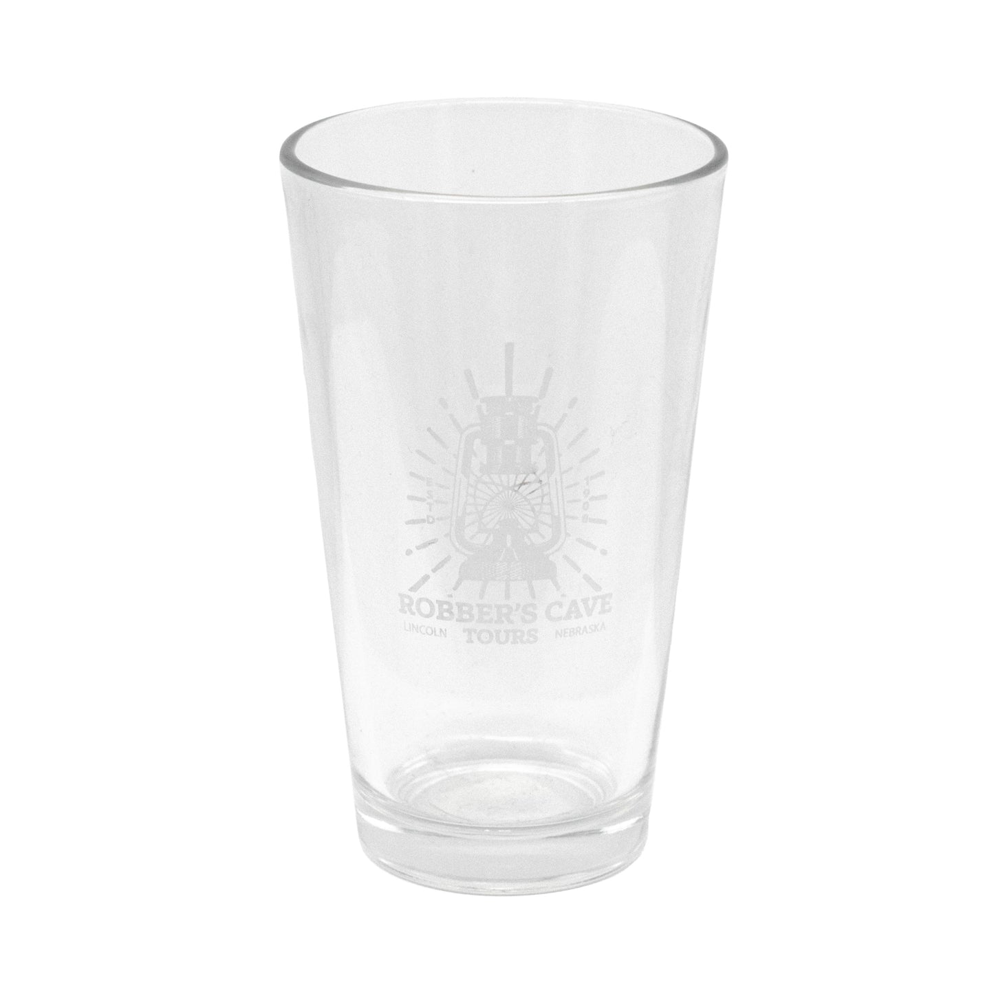 Robber's Cave Pint Glass | 16 oz | Robber's Cave