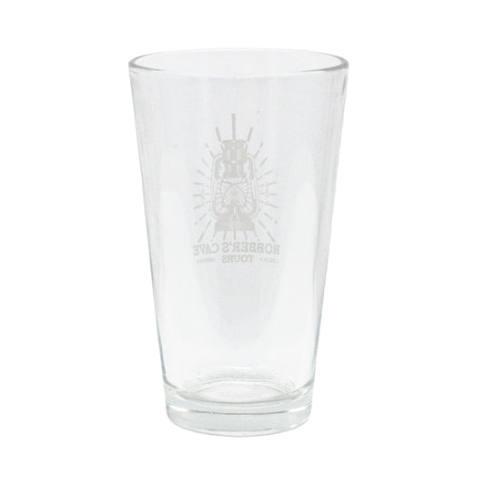 Robber's Cave Pint Glass | 16 oz | Robber's Cave