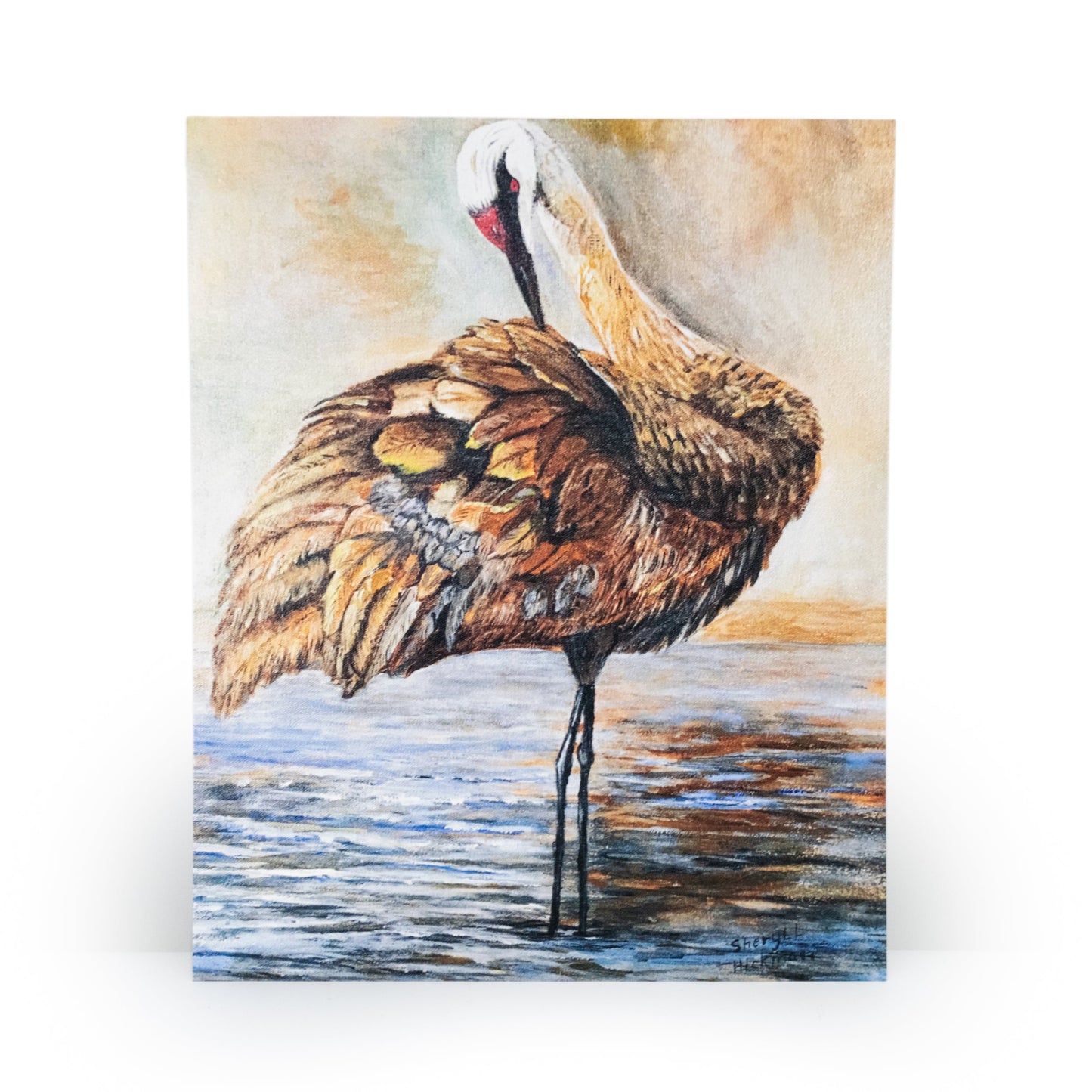 Crane Print | 11" X 14" | Multiple Designs | Sheryll Hickman Art