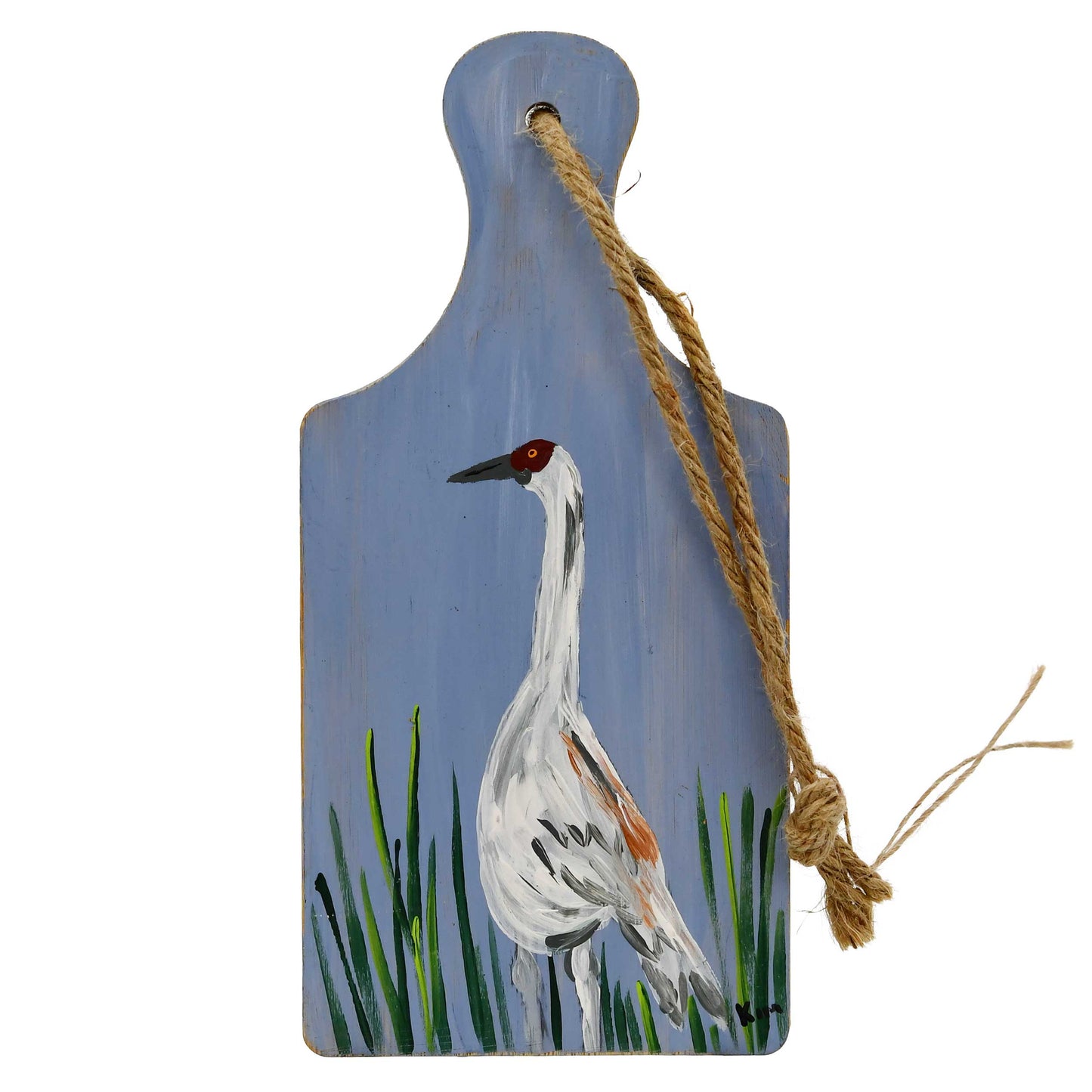 Painted Crane Board Decor | Various Designs | The Painted Attic