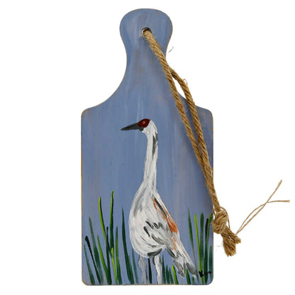 Painted Crane Board Decor | Various Designs | The Painted Attic